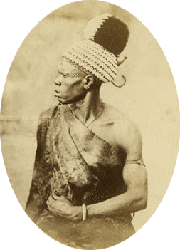 An Acholi chief by Richard Buchta.
