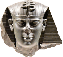 Head of Amasis II, c.550 BC.