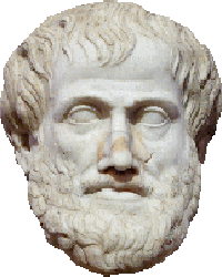 A bust of Aristotle