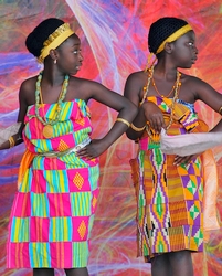 Ashanti Cultural Adowa Dance Group from Ghana by Brendan via Flickr and Wikimedia.