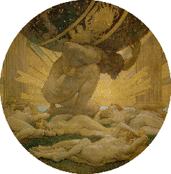 Atlas and the Hesperides by John Singer Sargent.