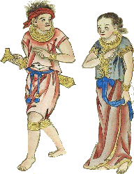 A Visayan noble couple from the Boxer Codex.
