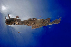 NASA photograph of Crete.