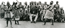 Dahomey female soldiers, from Stanley B. Alpern's Amazons of Black Sparta: The Women Warriors of Dahomey.