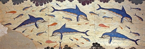 The dolphin fresco from Knossos.