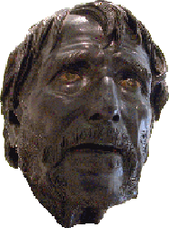 A bust of Hesiod.