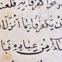 Text of a Qur'an in Arabic.