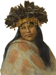 A Pomo Dancer (Kal-si-wa, Rosa Peters) by Grace Hudson.