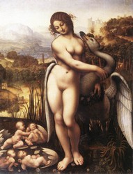 Leda and the Swan by Cesare da Sesto.