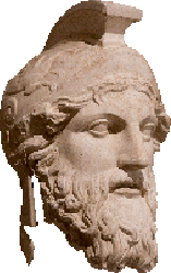 A statue of the Athenian general and statesman Miltiades.