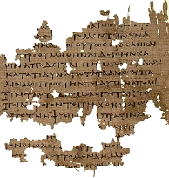 One of the Oxyrhynchus Papyri featuring a fragment of the Republic.