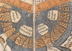 Detail of Johann Ruysch's map.