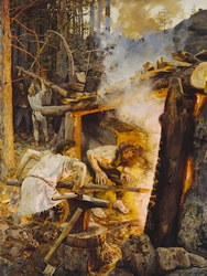 The Forging of the Sampo by Akseli Gallen-Kallela.