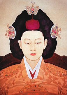 Imaginary portrait of Suiko-tennō.
