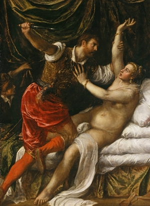 Vecelli[o], Tiziano (1571). Tarquin & Lucretia.