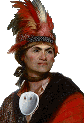 Thayendanegea or Joseph Brant, by Gilbert Stuart.