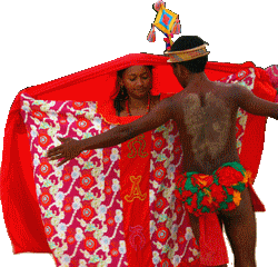 Wayúu courtship dance by Tanenhaus via Flickr and Wikimedia.